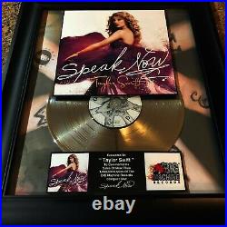 Taylor Swift (Speak Now) CD LP Record Vinyl Album Music Signed Autographed