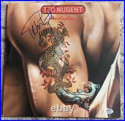 Ted Nugent Signed Autograph Auto Penetrator Music Vinyl Album PSA/DNA