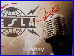 Tesla Homage 2LP Red Vinyl Signed Gatefold Album Autographed By 5 Members JSA