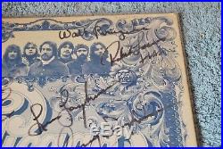 The Band Chicago Terry Kath Signed Autograph Album LP Vinyl 1977