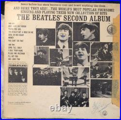 The Beatles Signed Second Album Vinyl Record Capitol Records Stereo