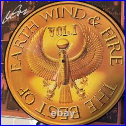 The Best Of Earth Wind & Fire SIGNED Vinyl Memorabilia All Original Ink