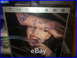The Cars Ric Ocasek Signed autographed album vinyl by Four Members