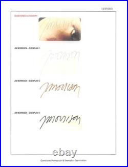 The Doors Debut Album Signed All 4 Morrison Manzarek Krieger Densmore