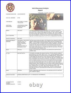 The Doors Debut Album Signed All 4 Morrison Manzarek Krieger Densmore