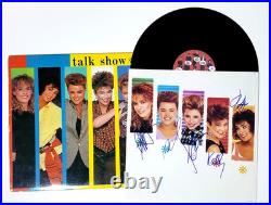 The Go-Go's SIGNED Talk Show Vinyl Record Album JSA LOA Autographed Carlisle +4