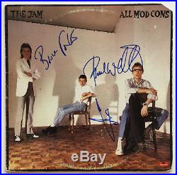 The Jam Autographed Vinyl Record Album signed by all 3 Weller RARE! Beckett BAS
