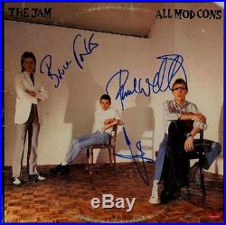 The Jam Autographed Vinyl Record Album signed by all 3 Weller RARE! Beckett BAS