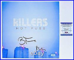 The Killers Signed Autographed Vinyl Hot Fuss Album Brandon Flowers with PSA COA