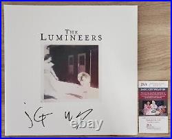 The Lumineers Signed Self Titled Vinyl Record Album (In Person Autos) JSA
