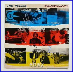 The Police Autographed Signed LP Synchronicity Sting Summers Album Vinyl ACOA