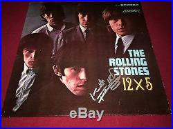The Rolling Stones Signed 12x5 Lp Album Vinyl Keith Richards Proof