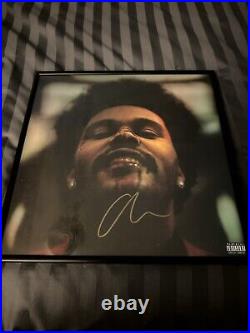 The Weeknd Signed After Hours Vinyl Album Record Framed Autograph Holographic