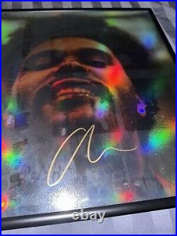 The Weeknd Signed After Hours Vinyl Album Record Framed Autograph Holographic