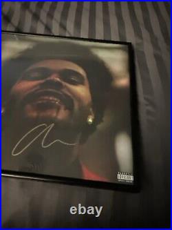 The Weeknd Signed After Hours Vinyl Album Record Framed Autograph Holographic