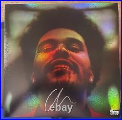 The Weeknd Signed Holographic Vinyl Cover Album Super Bowl autograph with PROOF