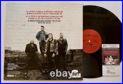 Three Days Grace Matt, Neil, Barry & Brad Signed Autographed Vinyl Album Jsa Coa