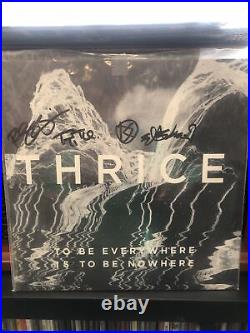 Thrice Band Signed Lp Vinyl Record Album