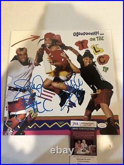 Tlc Signed Autograph Vinyl Album Jsa Coa On The Tip Record Chili Tboz