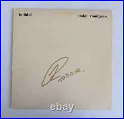 Todd Rundgren Signed Faithful Vinyl Record Album Lp Exact Proof Jsa Coa