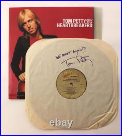 Tom Petty Signed Autograph Album Vinyl Record Jacket Damn The Torpedos Jsa Coa