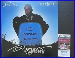 Too Short signed autographed Life is Too Short album vinyl record JSA Certified