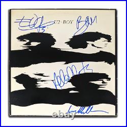 U2 Band Signed BOY Autographed Vinyl Album LP