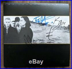 U2 band Signed Autograph The Joshua Tree Vinyl Record Album BECKETT COA psa
