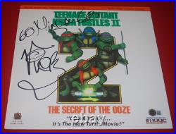 Vanilla Ice Signed Vinyl Album TMNT II SECRET OF THE OOZE BAS COA BV81449