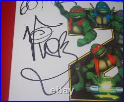 Vanilla Ice Signed Vinyl Album TMNT II SECRET OF THE OOZE BAS COA BV81449