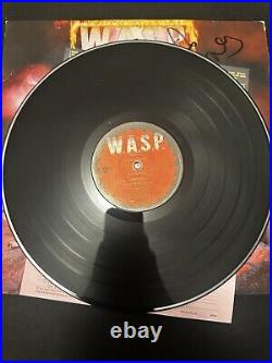 WASP Signed Blackie Lawless Vinyl Record W. A. S. P Album