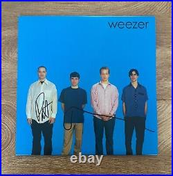 WEEZER signed vinyl album BLUE ALBUM RIVERS CUOMO & PATRICK WILSON