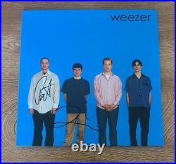 WEEZER signed vinyl album BLUE ALBUM RIVERS CUOMO & PATRICK WILSON