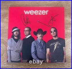 WEEZER signed vinyl album RED ALBUM RIVERS CUOMO, SCOTT & PAT 1