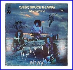West Bruce & Laing Signed Autographed Why Dontcha Vinyl Album