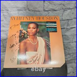 Whitney Houston Self-Titled Vinyl Record Album Signed Autographed By Artist Aris