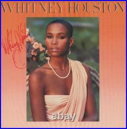 Whitney Houston Signed Self Titled Debut Vinyl Album LP Autographed PSA DNA