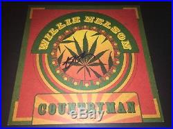 Willie Nelson SIGNED Countryman LP Album Vinyl Marijuana Weed PROOF