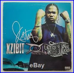 XZIBIT Signed Restless Vinyl Record Album LP Rare Hip Hop Legend Rap RAD
