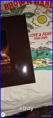 ZAC BROWN SIGNED LOVE AND FEAR VINYL ALBUM COUNTRY BAND Columbus Ohio Concert