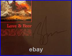 Zac Brown Signed Love And Fear Vinyl Album Country Band Singer Sphere Vegas Bas